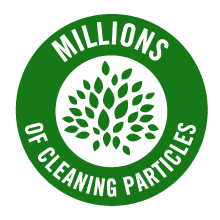 Miliony čisticích částic: Kompletní čistota
